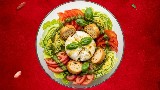 Buratta salatı